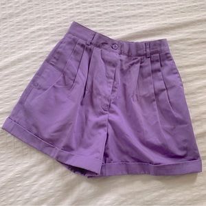 Vintage Tailored Shorts - Lilac purple - Gloria Vanderbilt
